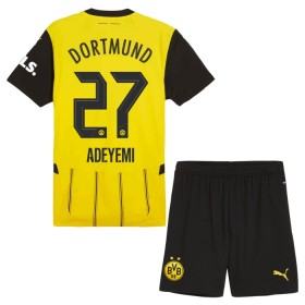 Borussia Dortmund Adeyemi 27 Børn Hjemme 2024-25 - Fodboldtrøjer (S/S)